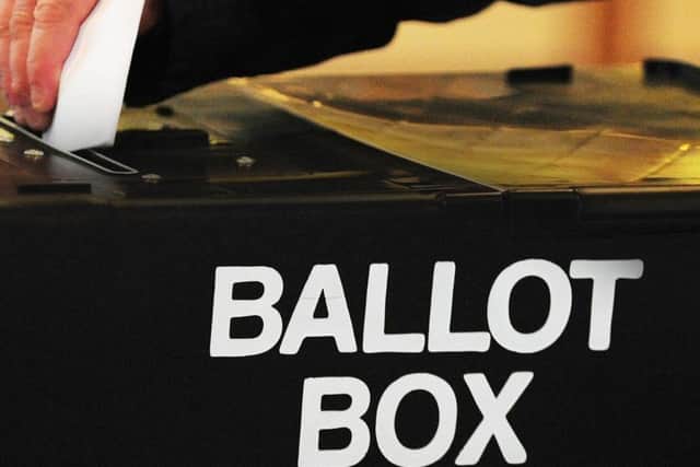 Ballot box.