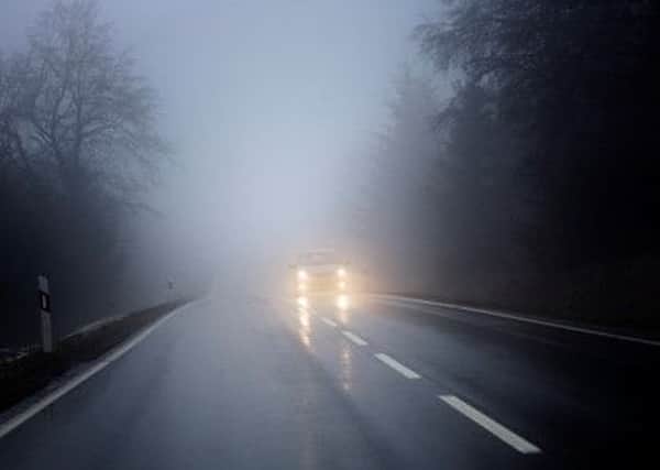 Fog on the country road ACK-141024-150039014
