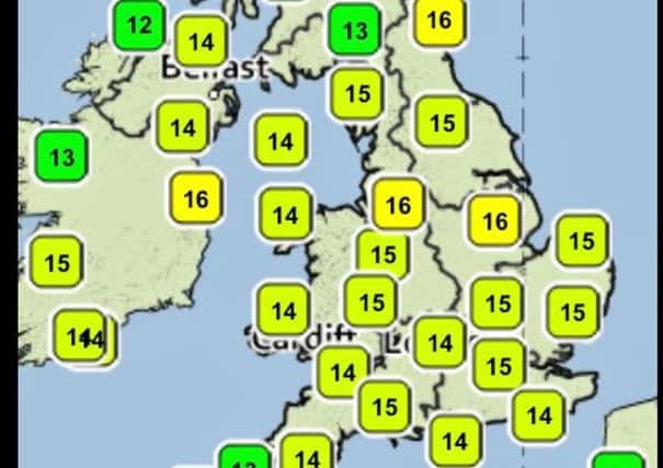 Temperatures across the UK at just 8am this morning, already looking warm!