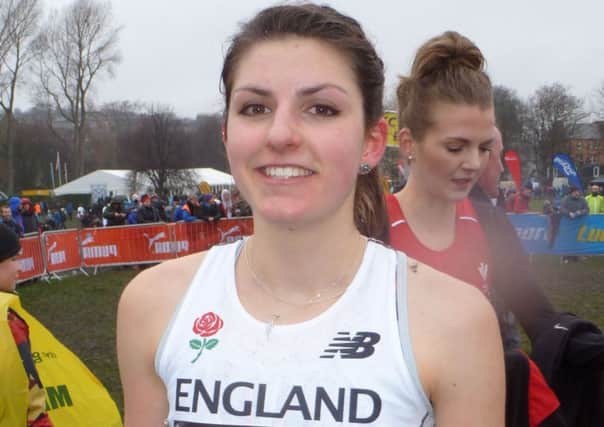 Mari Smith makes her senior England debut at the 2016 Great Edinburgh International Cross Country EMN-160113-091004002
