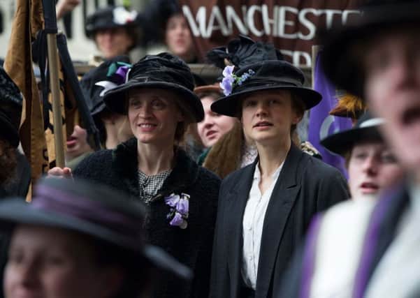 Anne-Marie Duff as Violet and Carey Mulligan as Maud in Suffragette PHOTO: PA Photo/Steffan Hill/Pathe