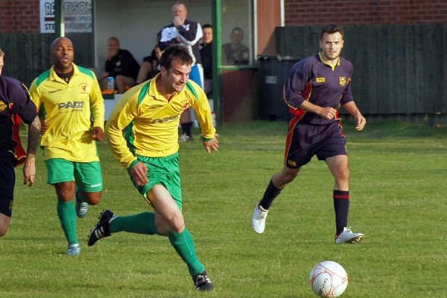 Graham Wells hit a hat-trick at Aylestone, helped by strike partner Julian Joachim EMN-160120-091941002