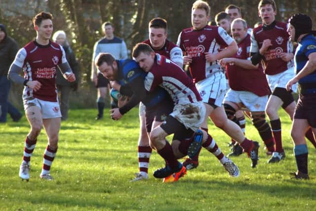 Action from Melton 3rd XV versus Syston Select XV EMN-160119-090824002