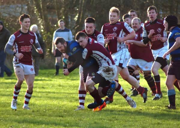Action from Melton 3rd XV versus Syston Select XV EMN-160119-090824002