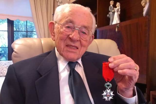 Melton man Gordon Sterry (91) with his Legion d'honneur medal EMN-160119-090107001