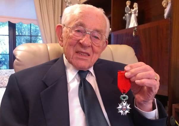 Melton man Gordon Sterry (91) with his Legion d'honneur medal EMN-160119-090107001