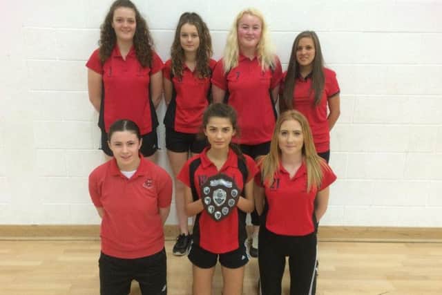 John Ferneley College's girls' futsal team EMN-160119-115904002