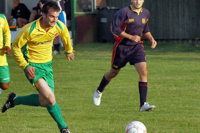 Graham Wells hit a hat-trick at Aylestone, helped by strike partner Julian Joachim EMN-160120-091941002