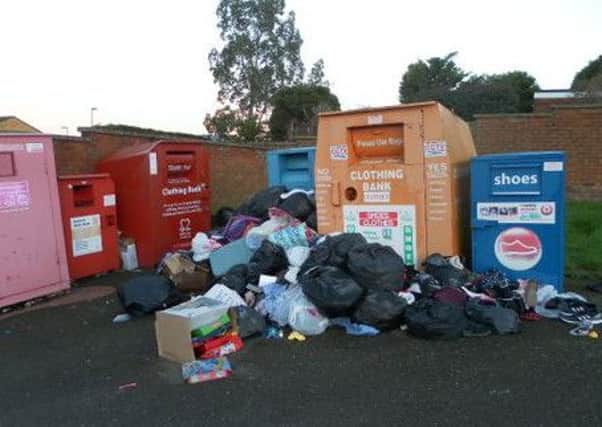 This recent photo of the recycling site behind the Spar shop in Valley Road was sent in by Melton Times readers William and Beryl Gould EMN-160120-125242001