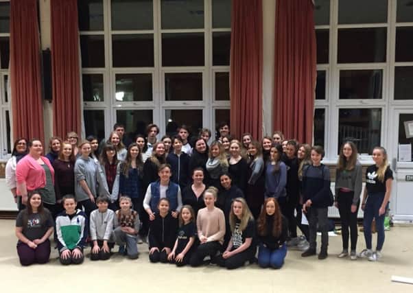 The teenagers who attended the special singing and acting workshop 
PHOTO: Supplied