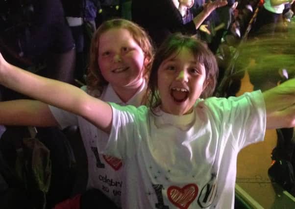 Some of the pupils from Swallowdale Primary School perform in the Young Voices concert PHOTO: Supplied