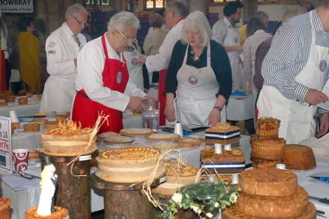 A total of 830 pies were entered across 20 different classes at last year's British Pie Awards held in Melton's St Mary's Church EMN-160128-164203001