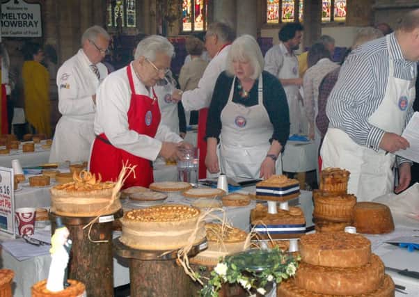 A total of 830 pies were entered across 20 different classes at last year's British Pie Awards held in Melton's St Mary's Church EMN-160128-164544001
