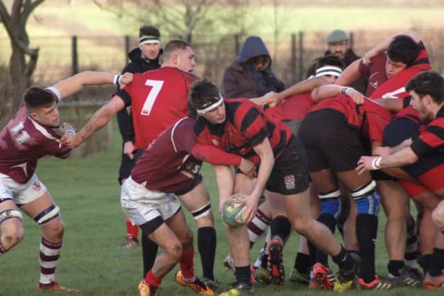 Action from Melton Colts' 24-10 defeat to Moseley in round four of the National Colts Cup EMN-160202-184038002
