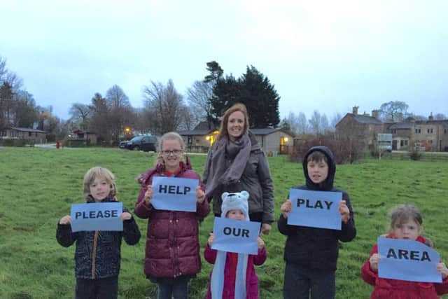 An appeal for a new playarea in Market Overton