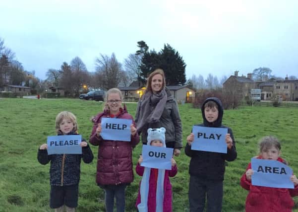 An appeal for a new playarea in Market Overton