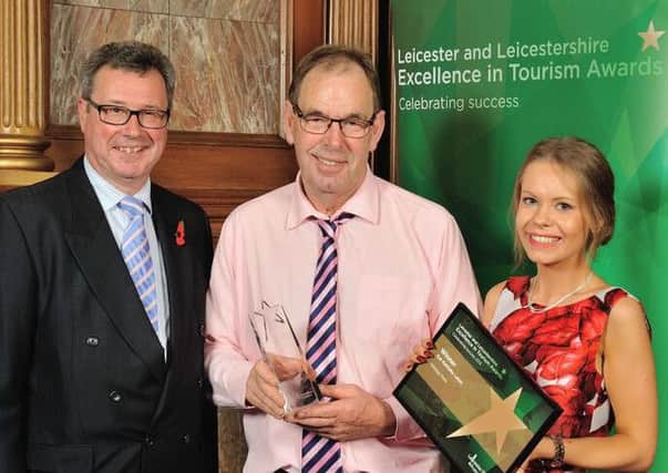 Representatives of Eye Kettleby Lakes received a Gold Award for 'best holiday park' at the 2015 Leicester and Leicestershire Excellence in Tourism Awards EMN-160402-175730001
