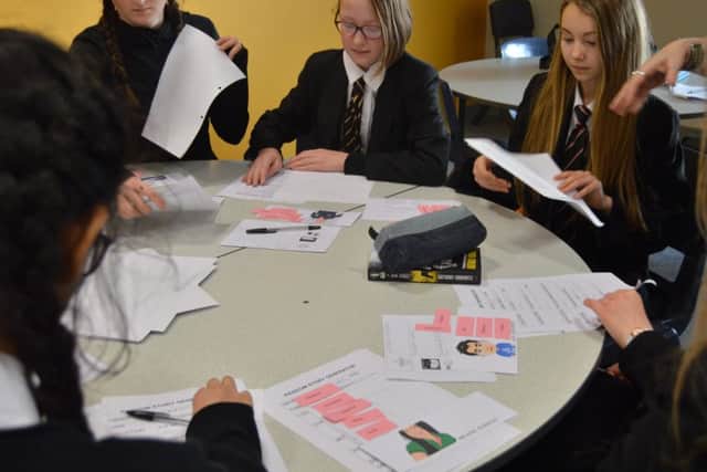 Students develop their creative writing with Jo Sennitt of the Leicestershire Service for Education
PHOTO: Supplied