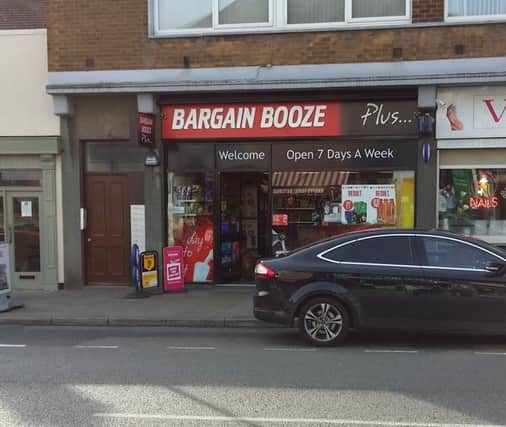 The Bargain Booze store in Sherrard Street, Melton EMN-161202-131710001