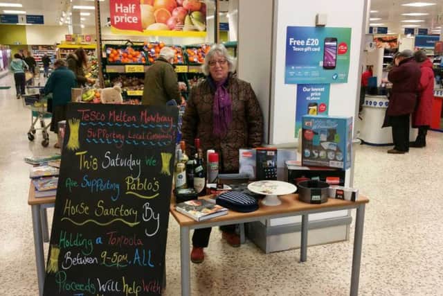 Pablos Horse Sanctuary doing a collection at Tesco PHOTO: Supplied