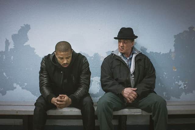 Michael B Jordan stars as Adonis Creed and Sylvester Stallone is Rocky Balboa
PHOTO: PA Photo/Warner Bros