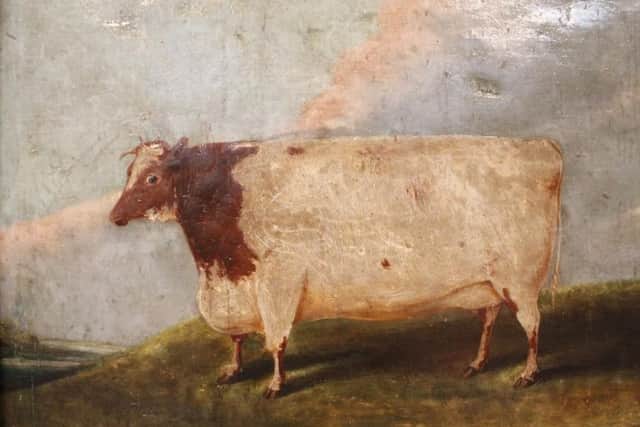 An oil painting belonging to the late Thomas Keen, of Bottesford, will go to auction. Photo: Golding Young & Mawer