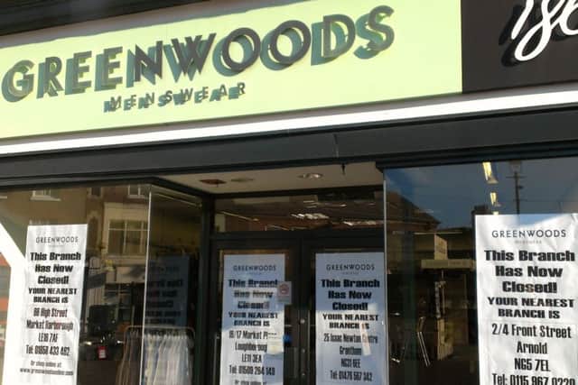 Greenwoods Menswear in Melton's Market Place has closed after serving the townspeople for 32 years EMN-160225-144324001