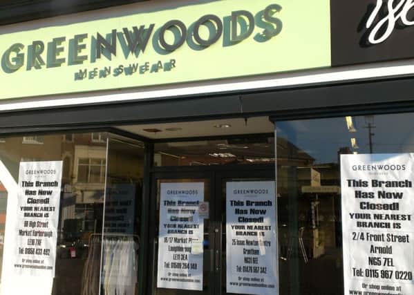 Greenwoods Menswear in Melton's Market Place has closed after serving the townspeople for 32 years EMN-160225-144324001