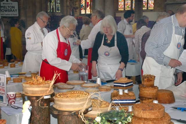 A total of 830 pies were entered across 20 different classes at last year's British Pie Awards held in Melton's St Mary's Church EMN-160303-114103001