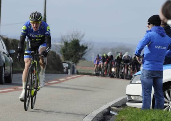 Tom Chandler in action at the Perfs Pedal PHOTO: LARRY HICKMOTT EMN-161103-163627002