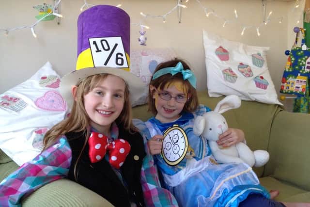Daisy and Chloe Kenwood were last year's fancy dress winners inside Cake Cottage
PHOTO: Supplied