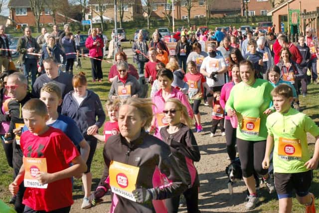 The 10.30am race gets underway from the Melton Country Park Visitor's Centre EMN-160321-102155001