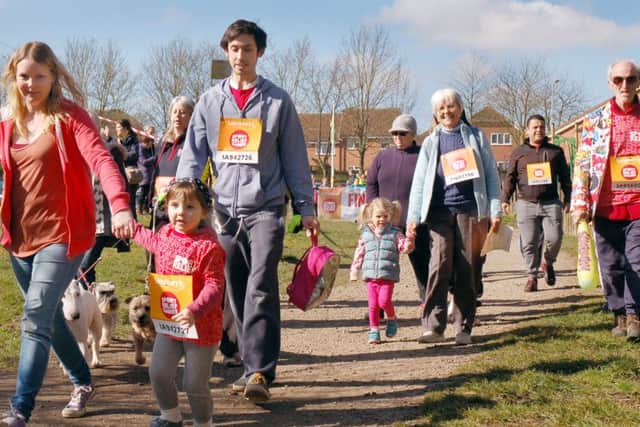 Runners and walkers took part in the charity event EMN-160321-102405001