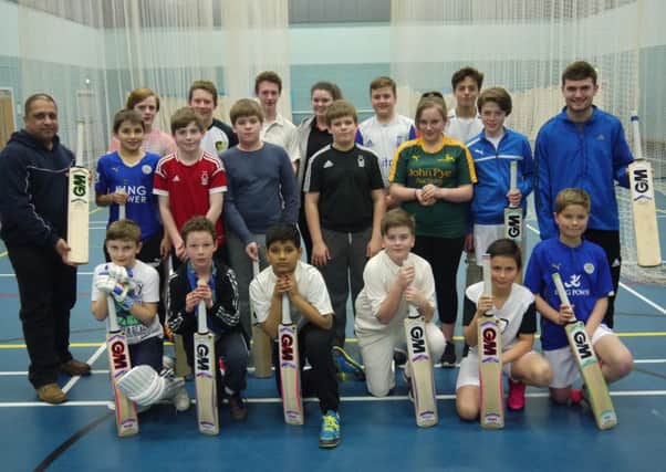 Egerton Park Cricket Club juniors prepare for the new season EMN-160323-140504002