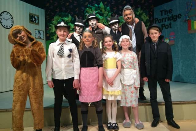 Year six pupils ready for action before curtain up
PHOTO: Supplied