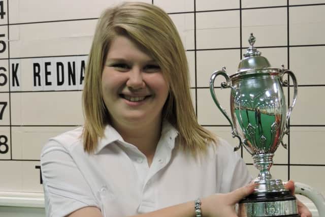 Katherine Rednall became the youngest-ever national women's singles champion last April EMN-160504-112457002