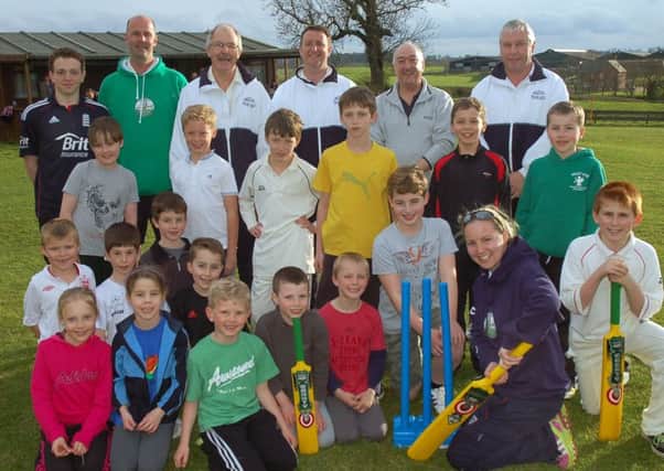 Belvoir Bees coaching at Great Dalby Cricket Club PHOTO: Tim Williams EMN-160504-132634002