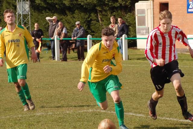 The Rusby brothers tormented Holwell's back four on Saturday EMN-160604-091324002