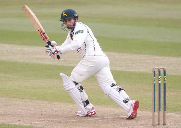 James Taylor in action for Nottinghamshire EMN-160413-121920002
