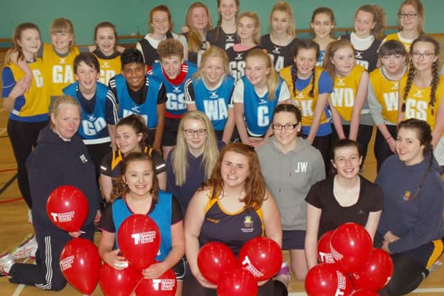 Some of the participants who took part in Melton Mowbray Netball Club's marathon 12-hour sponsored event
PHOTO: Tim Williams