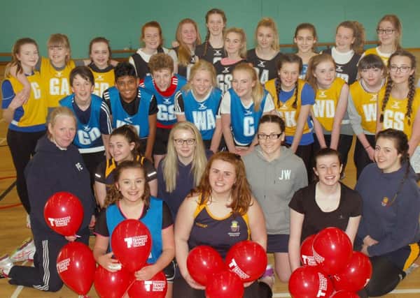 Some of the participants who took part in Melton Mowbray Netball Club's marathon 12-hour sponsored event 
PHOTO: Tim Williams