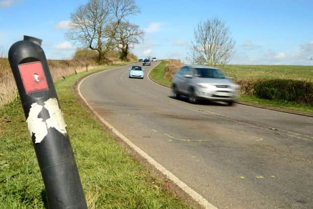 The scene of a double fatal on the A606 Melton to Oakham road in between the Leesthorpe Junction and Three Steps Hill
PHOTO: Lionel Heap