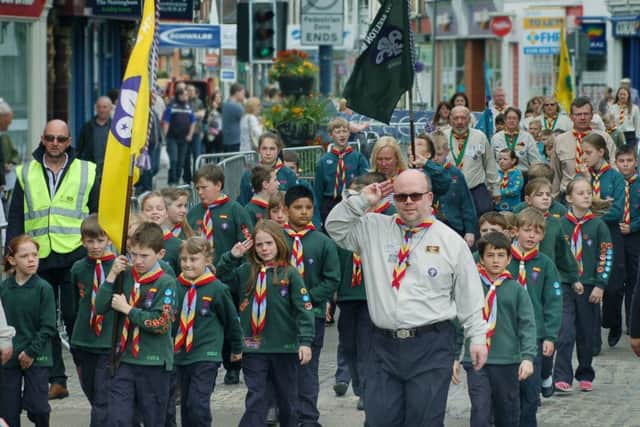 Last year's parade on the march in Melton EMN-160415-131656001