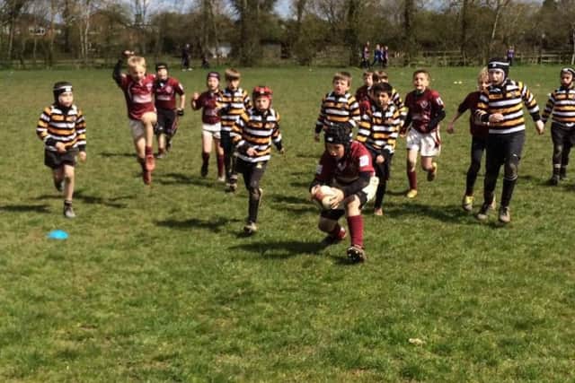 Melton RFC Under 10s in action at the county cup EMN-160419-155622002
