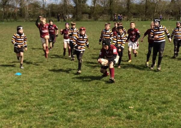 Melton RFC Under 10s in action at the county cup EMN-160419-155622002