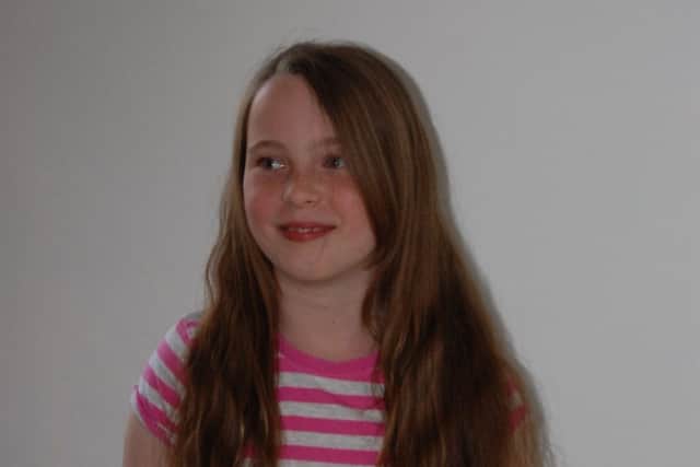 Bethany Haynes before her head shave for charity PHOTO: Supplied