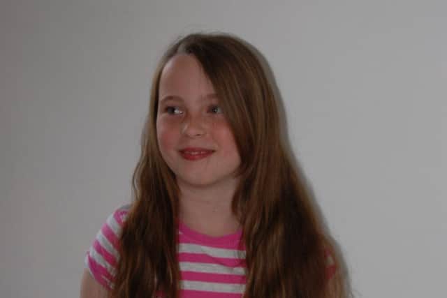Bethany Haynes before her head shave for charity PHOTO: Supplied