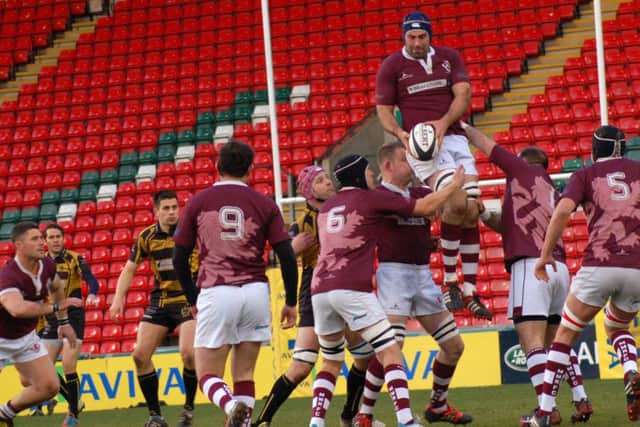 Melton's well-drilled lineout routine proved crucial to their cup final success EMN-160405-114609002