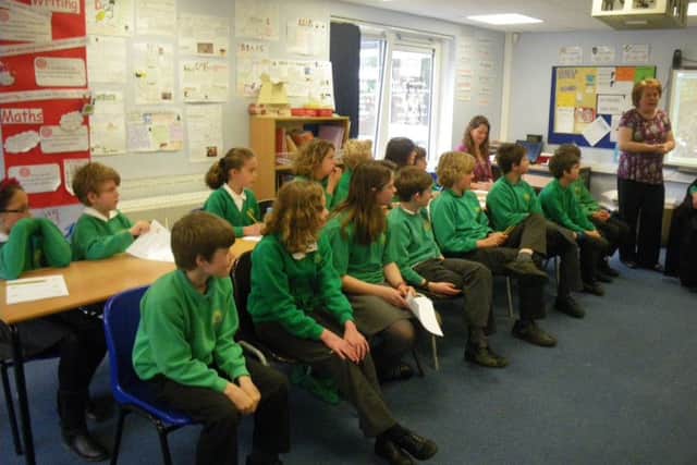 Frisby key stage two students discuss self-generated 'new laws' during politics debate
PHOTO: Supplied