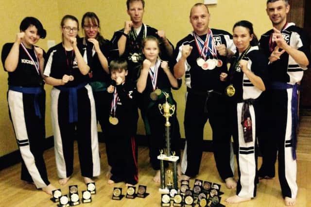 Some of the BCKA Leicestershire fighters who have won 33 medals already in 2016 EMN-161005-155239002